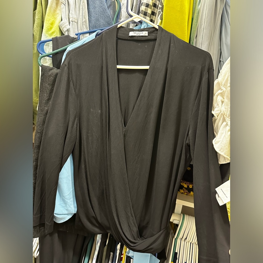 MM Lafleur black blouse